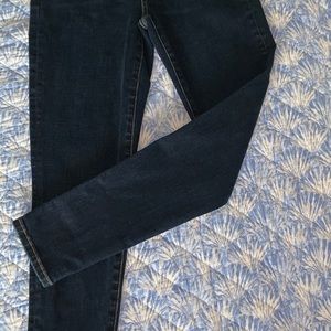 High rise skinny jeans